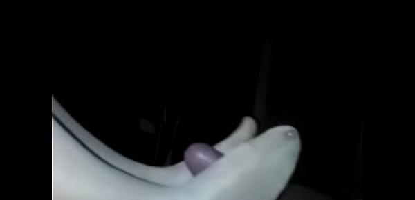  Teen pantyhose footjob